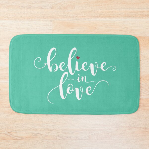 Item preview, Inspirational Believe in Love Valentine Calligraphy Quote designed and sold by Hommie9977.