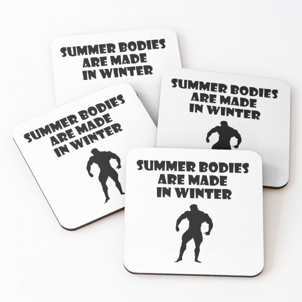 Item preview, SUMMER BODIES ARE MADE IN WINTER designed and sold by trainingclothes.