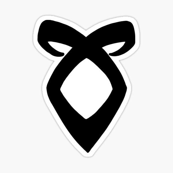 shadowhunters angelic power rune sticker Sticker for Sale by  snightlivenerd