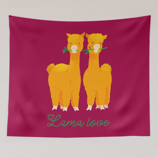 Item preview, Lama love designed and sold by RatArt Designs.