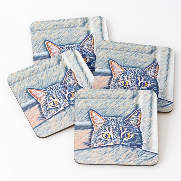Item preview, Portrait of a cat designed and sold by Artscatsy34.