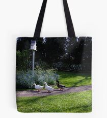 Duck Crossing Tote Bag