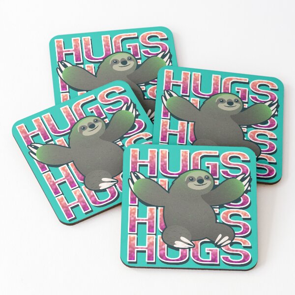 Item preview, Sloth Hugs Hugs Hugs Hugs designed and sold by jpenfield designs.