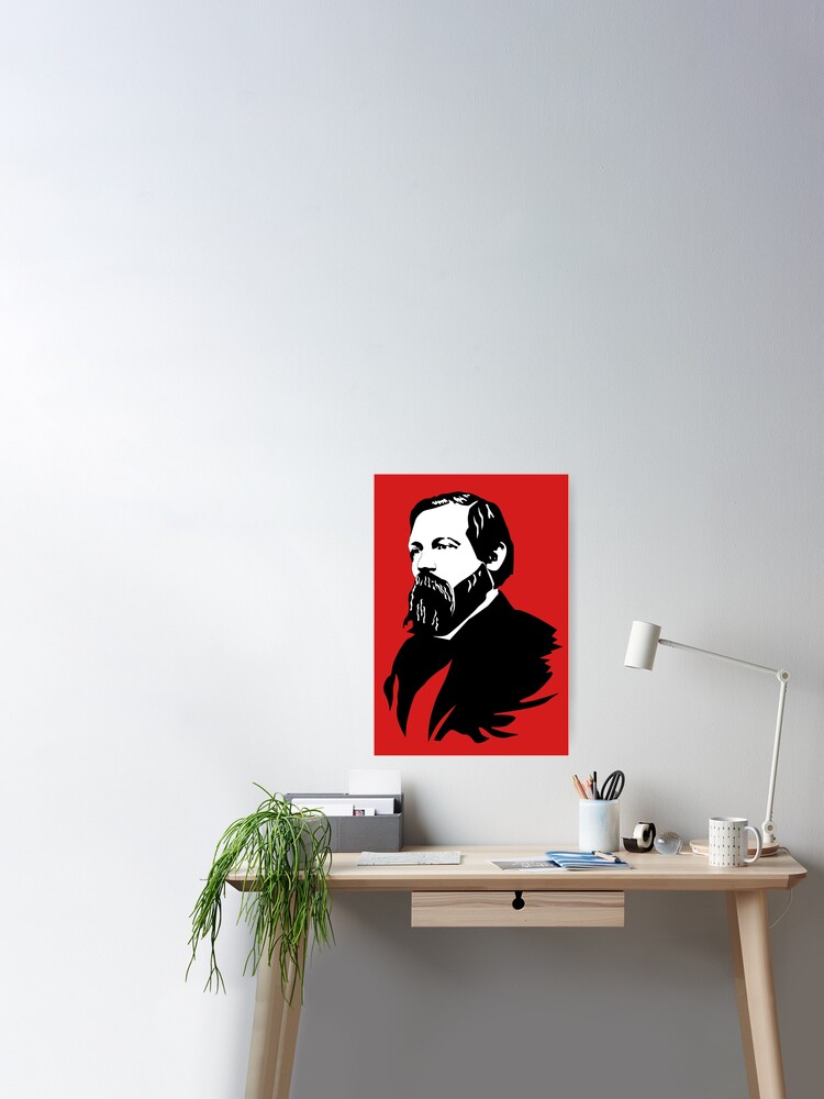 Friedrich Engels Art Print 'esperanza' Foto Poster Regalo