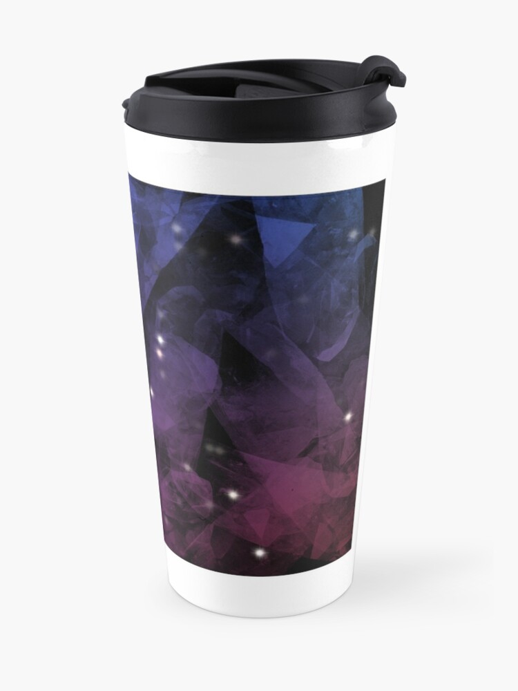 Galaxy Themed Travel Mug By Emi836 Redbubble