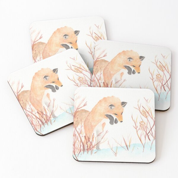 Item preview, Curious Fox Pounces designed and sold by Gingerandcats.