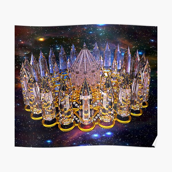 Crystal Merkaba Matrix Stargate Poster