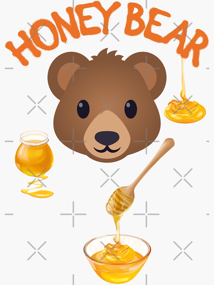 "Honigbär" Sticker von Mauswohn Redbubble