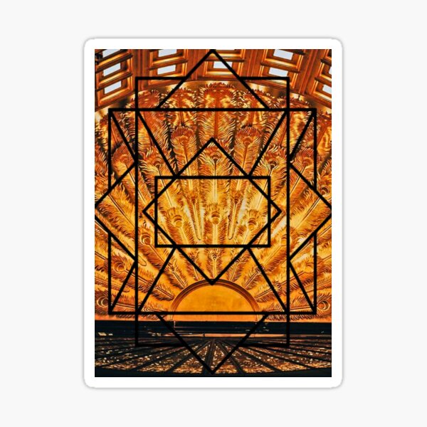 Art Deco Sky light Sticker