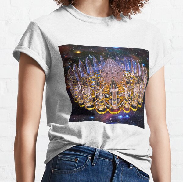 Crystal Merkaba Matrix Stargate Classic T-Shirt