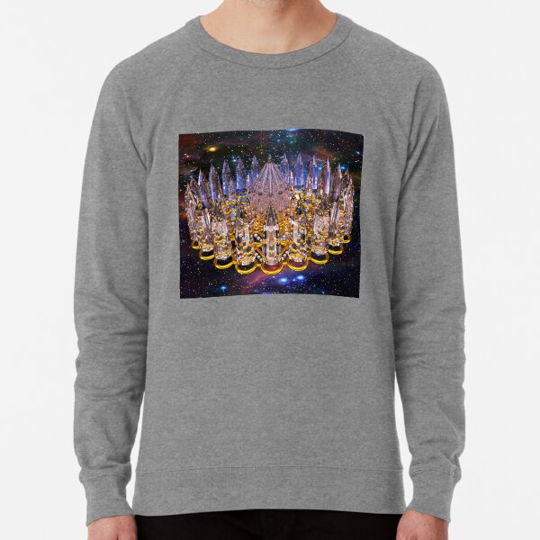 Crystal Merkaba Matrix Stargate Lightweight Sweatshirt