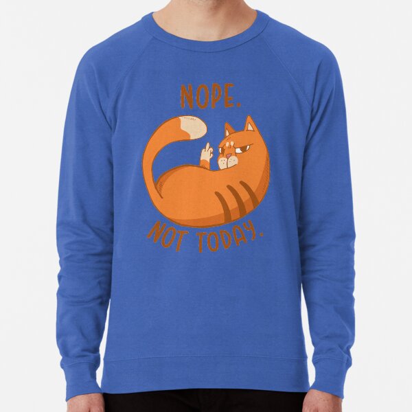Not today online cat sweater