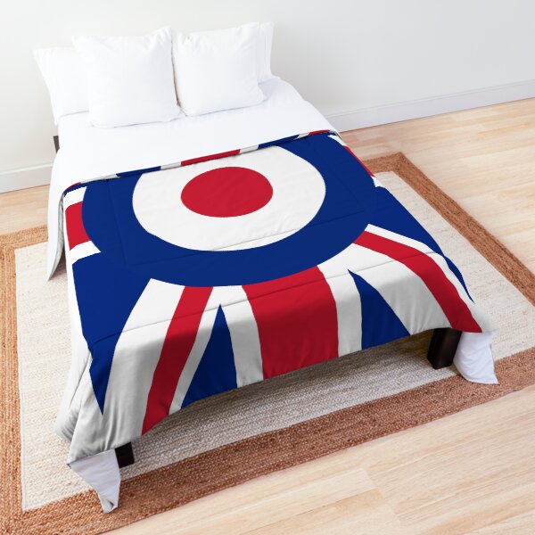 Union Jack and Mod Logo Combination Comforter