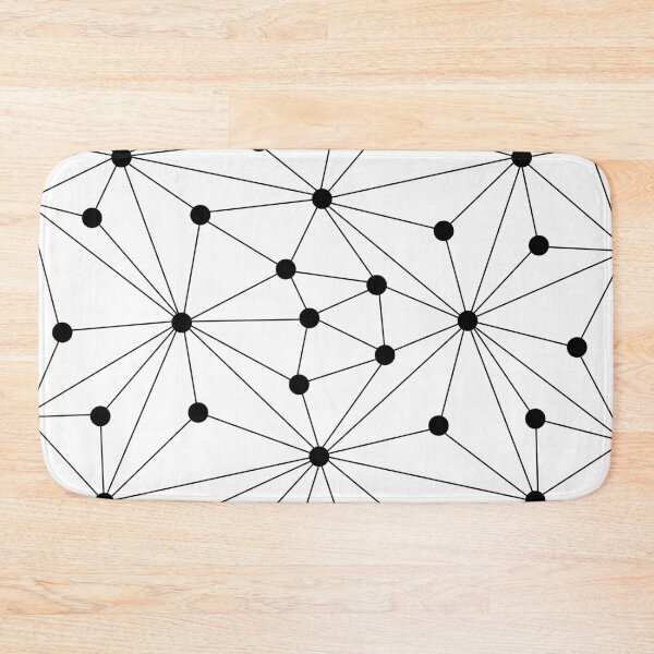 Item preview, Abstract geometric pattern - black and white. designed and sold by K.S ART.