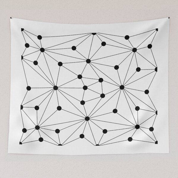 Item preview, Abstract geometric pattern - black and white. designed and sold by K.S ART.