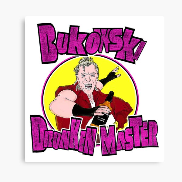 Bukowski - Drunken Master Canvas Print