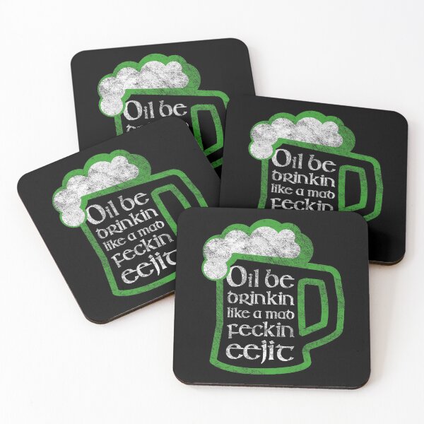 Item preview, St. Patricks Day Drinkin Like A Feckin Eejit designed and sold by el-em-cee.