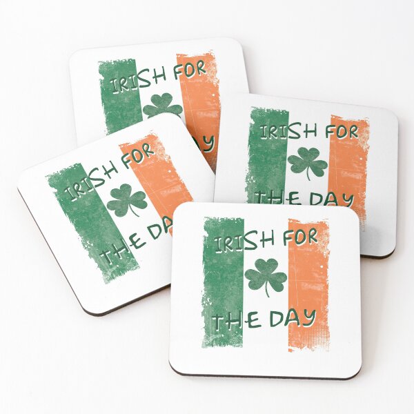 Item preview, Irish For The Day- Irish Tricolor Flag Shamrock Design designed and sold by Merch-Tees.