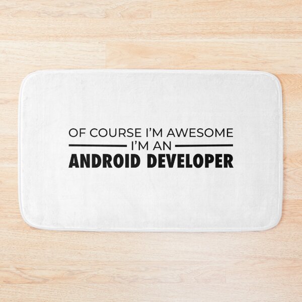 Item preview, Of course I'm awesome I'm an Android developer designed and sold by ErenStream.