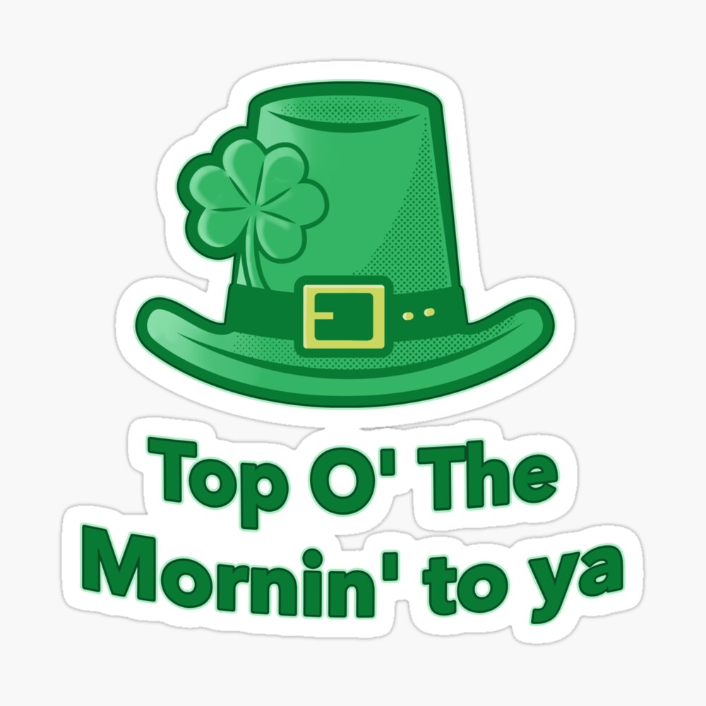 fritid Indsigtsfuld protestantiske Top O The Mornin To Ya- Irish Leprechaun Hat" Tote Bag for Sale by  Merch-Tees | Redbubble