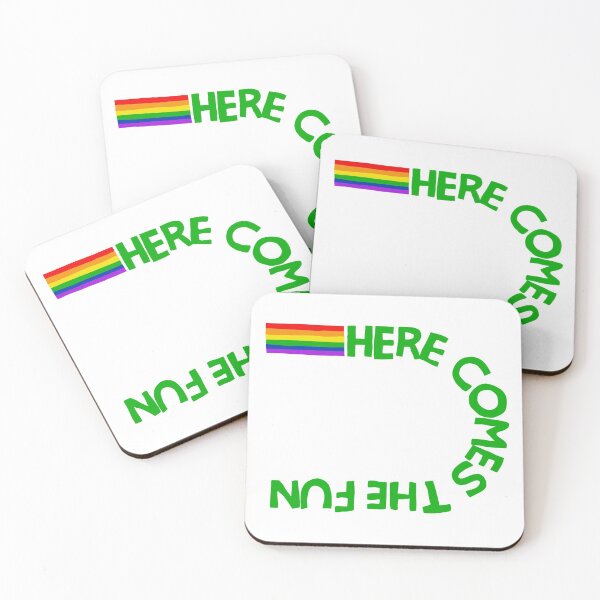 Item preview, Here Comes the Fun green designed and sold by shtem.