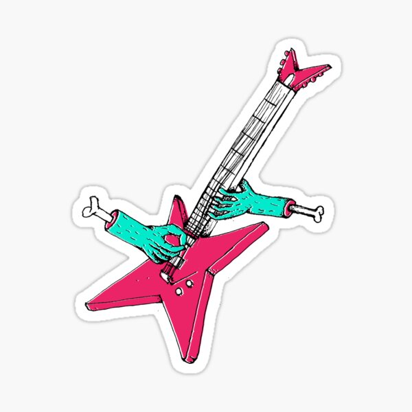 Sticker de RisitasLeGrand12 sur guitare other pantera dimebag damageplan  metal guitariste