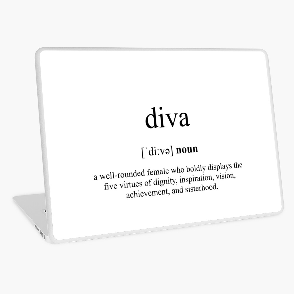 Diva Definition | Dictionary Collection | Postcard