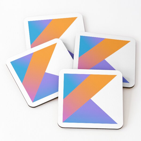 Item preview, Official Kotlin Logo for Android Software Developer: White designed and sold by hellkni9ht.