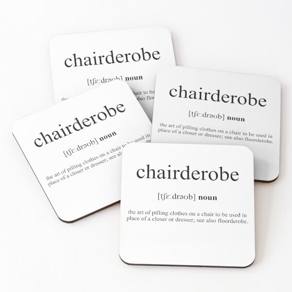 Item preview, Chairderobe Definition | Dictionary Collection designed and sold by Designschmiede.