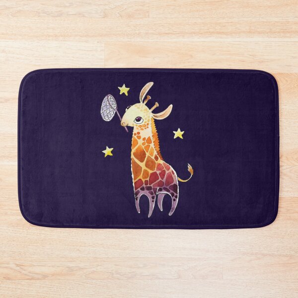 Item preview, Giraffe stars on indigo designed and sold by HanKlaArt.