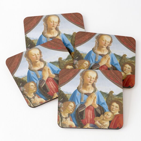 Item preview, Andrea del Verrocchio "The Virgin And Child With Two Angels" designed and sold by Alexandra Dahl.
