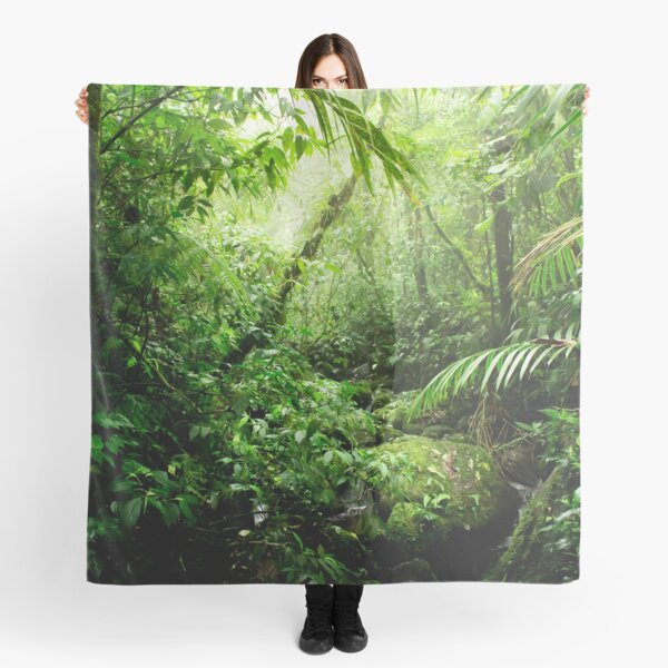 Aperçu de l'œuvre Ruisseau de la forêt tropicale à lueur chaleureuse créée et vendue par Nicklas Gustafsson.