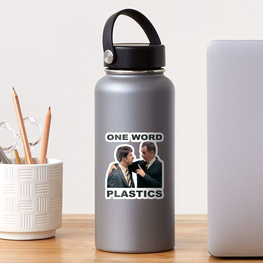 "The Graduate One Word. Plastics. (Color)" Sticker for Sale by