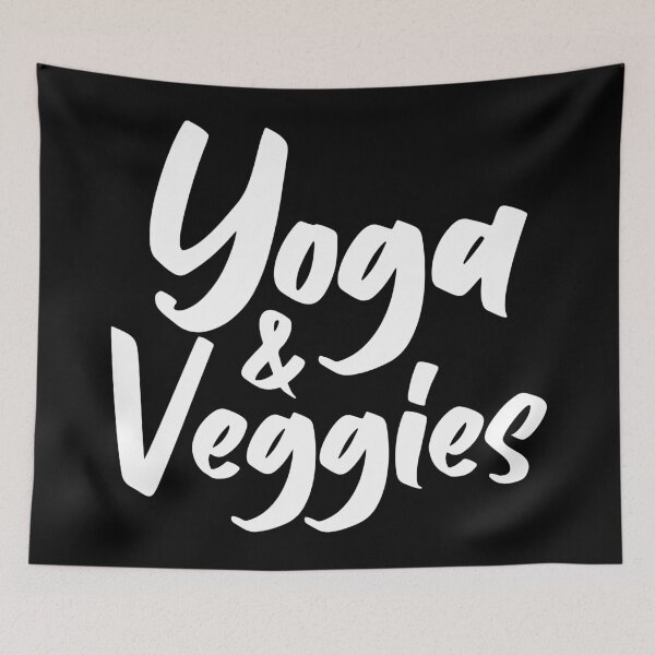 Item preview, Yoga & Veggies designed and sold by ReignGFX.