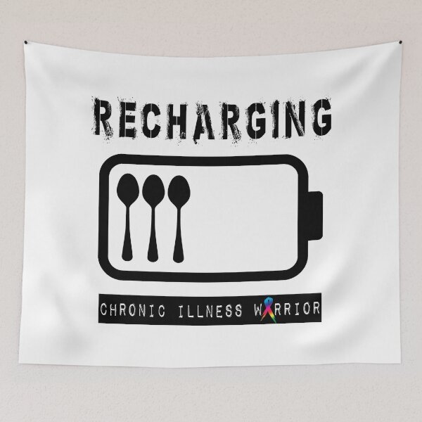 Item preview, Recharging Spoons (black) designed and sold by spoonie-species.