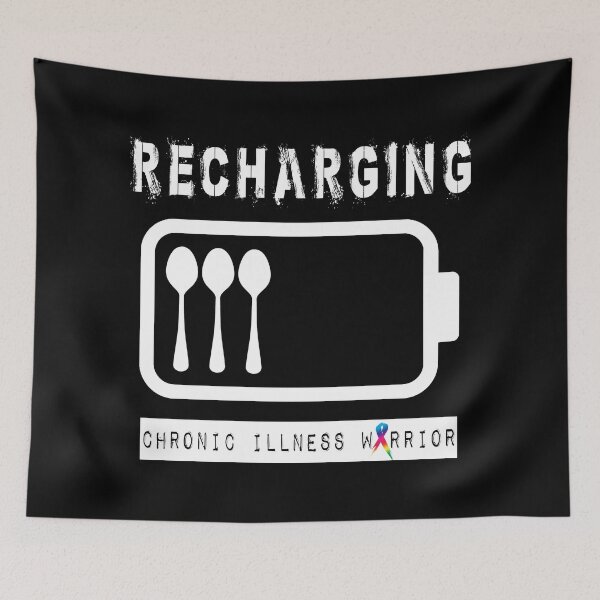 Item preview, Recharging Spoons (white) designed and sold by spoonie-species.