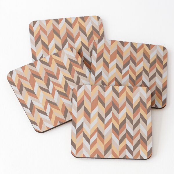 Aperçu de l'œuvre Chevron Earth Tones Nordic créée et vendue par trajeado14.