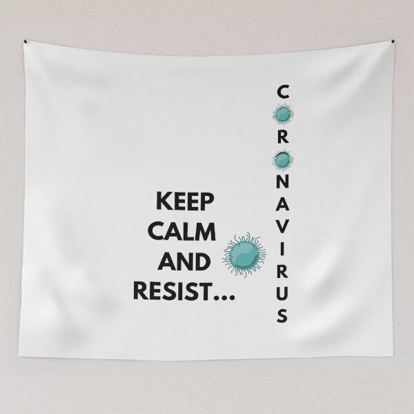 Item preview, KEEP CALM AND RESIST CORONAVIRUS designed and sold by albix81.
