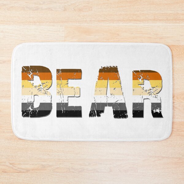 Item preview, Gay bear Rainbow text designed and sold by MadAnt.
