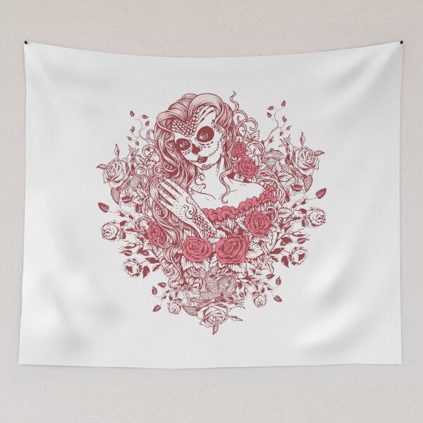 Item preview, Sexy Woman zombie WITH Flower - Light Coral designed and sold by BALONROSU.