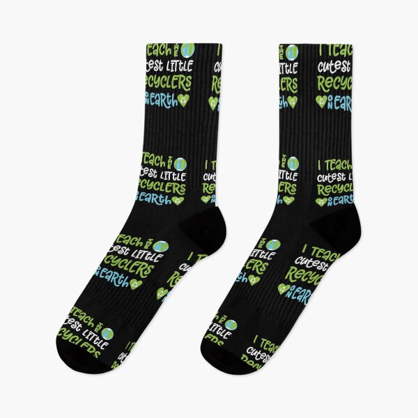 Item preview, Earth Day Teacher 2020 Recycle Teach Cutest Planet Saying design designed and sold by CreatedByHeidi.