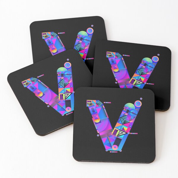 Item preview, Colorful Alphabet, Letter V designed and sold by Space-Bug.