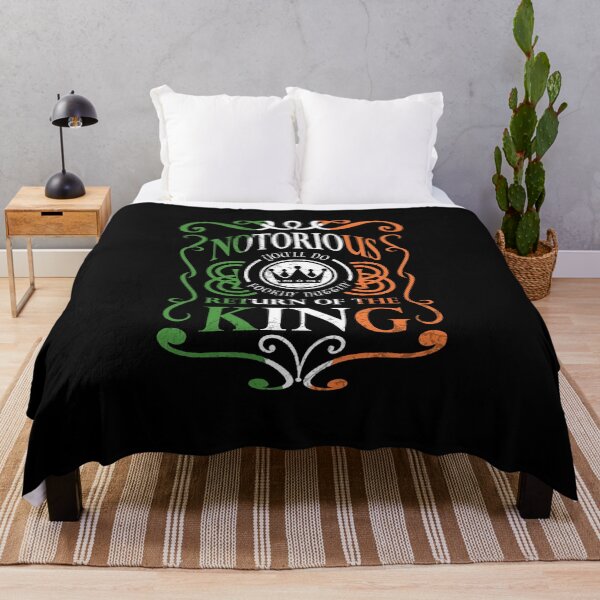 Item preview, Notorious Return of the King- Irish Shamrock Tricolour Flag designed and sold by Merch-Tees.