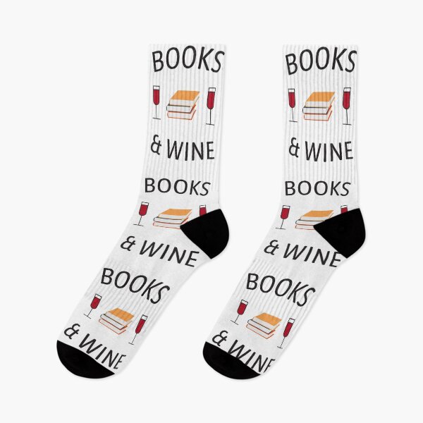 Item preview, Books and Wine designed and sold by TastefulTees.