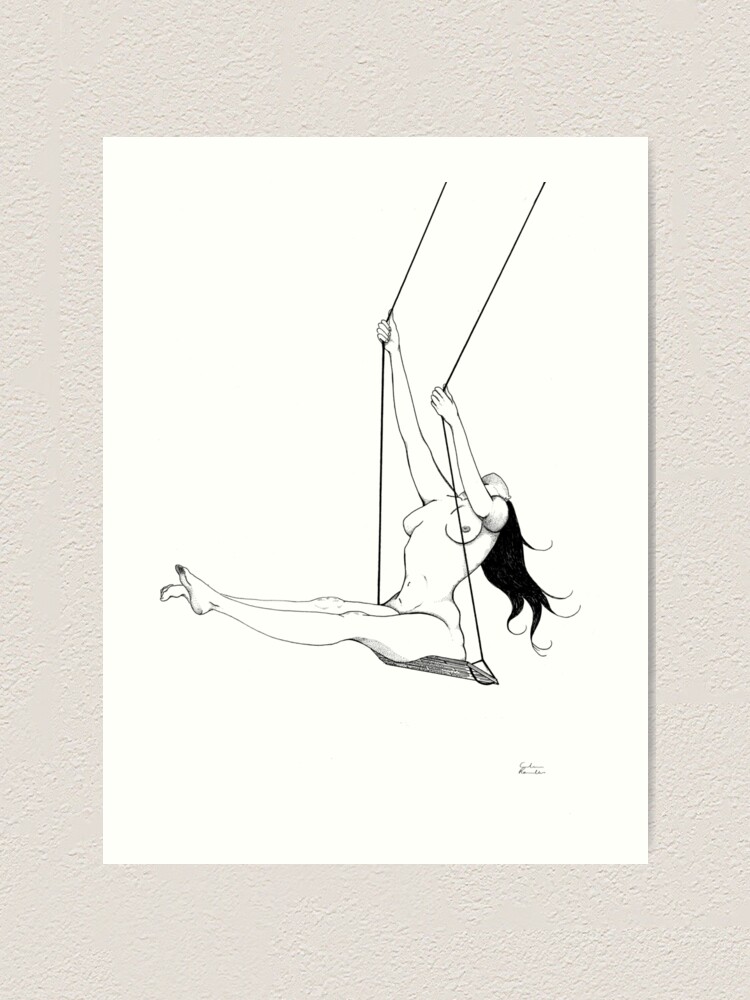 Impression artistique ''Swing - noir et blanc' : autre vue