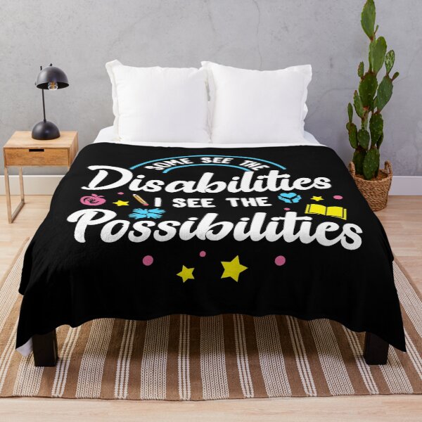 Item preview, Inspirational Special Ed Teacher Gift - Some See The Disabilities, I See The Possibilities designed and sold by kntranhoang.