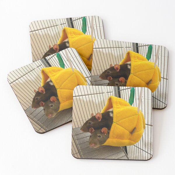 Item preview, Cute Pet Rats in Pineapple Hammock designed and sold by hadleycrabb.