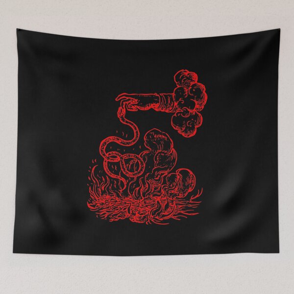 Aperçu de l'œuvre Le Serpent (ROUGE) - Devises Héroïques créée et vendue par TheWhiteBear.
