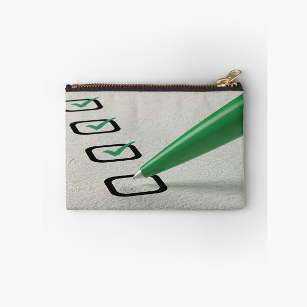 Item preview, Green ball pen crossing off items from a checklist  designed and sold by NerdySherds.