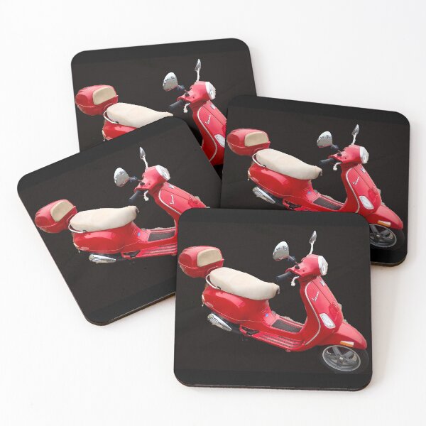 Item preview, Really Red Super Scooter on Beaut Black designed and sold by KazM.